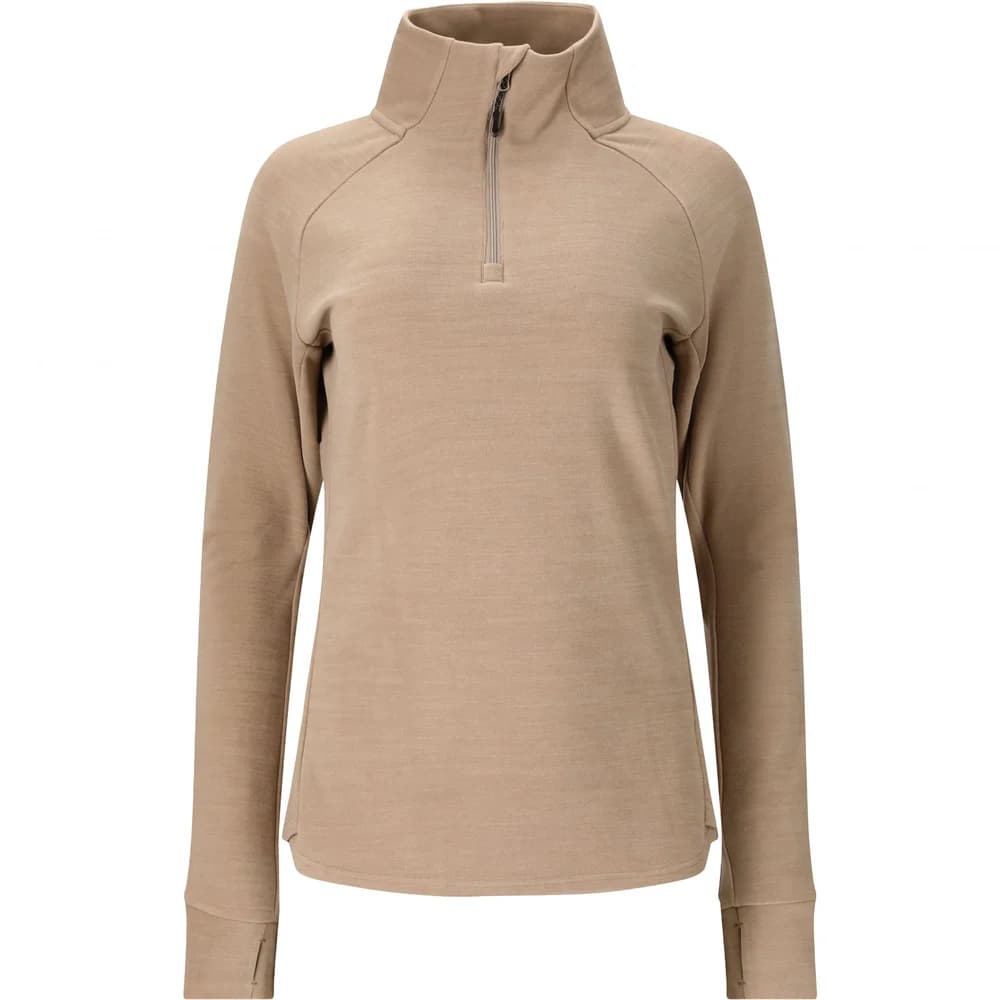 Whistler Kajsa W Half Zip Midlayer simply taupe (1136) 36