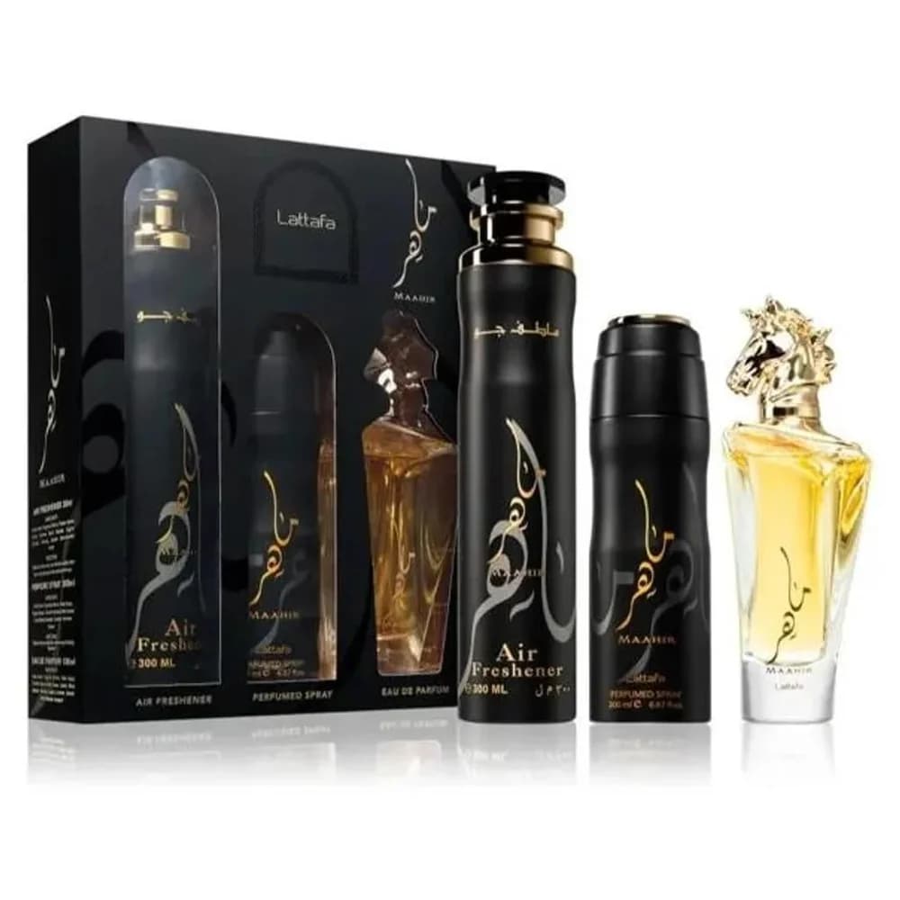 Lattafa Maahir Eau de Toilette, 100 ml, Set