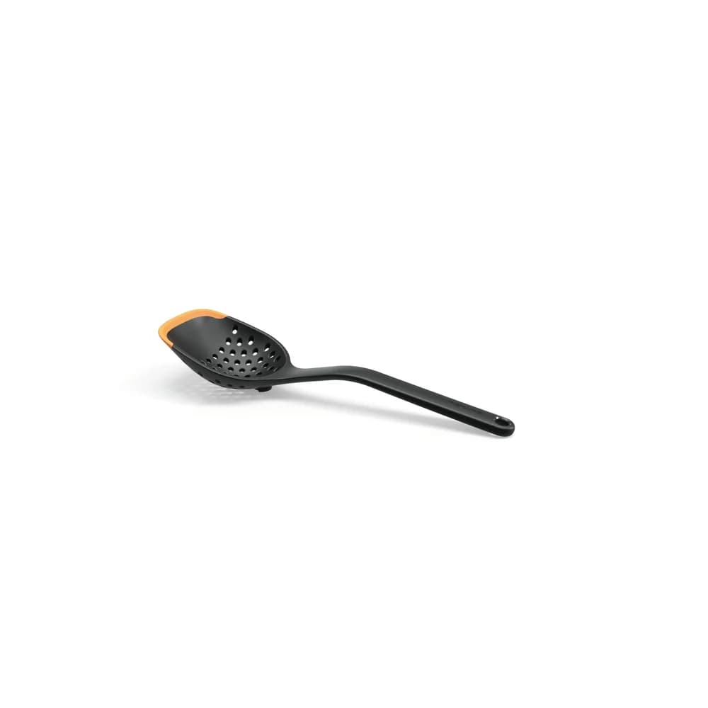 Fiskars Functional Form Schaumlöffel mit Silikonkante, Sieblöffel, Schaumkelle, Abseihlöffel, 1027302