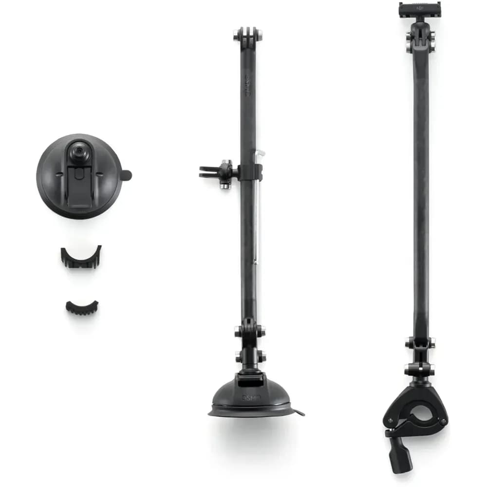 DJI 118294 Osmo Faltarm-Kit, Saugnapf- und Lenkerhalterung, Schwarz