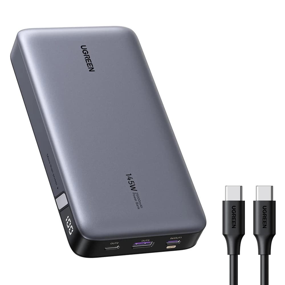 UGREEN Powerbank 25000 mAh 145W Two-way Fast Charging