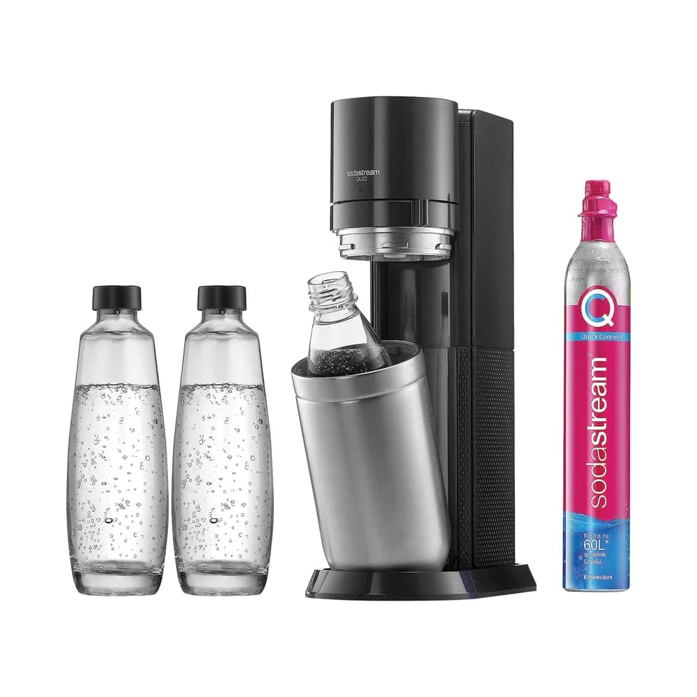 SODASTREAM Duo Vorteilspack Trinkwassersprudler titan