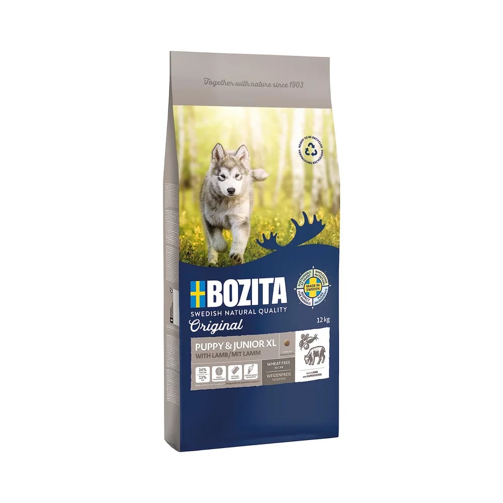 Bozita 12kg Original Pupp&Junior Lamb XL