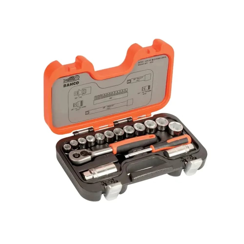 Bahco Steckschlüssel-Satz 3/8" - SLine 34tlg. - S330