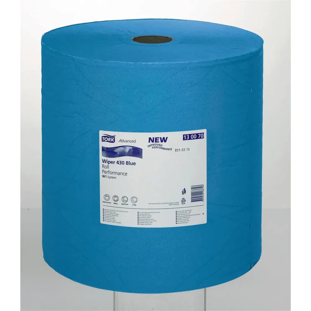 TORK Putztuchrolle 2-lagig blau