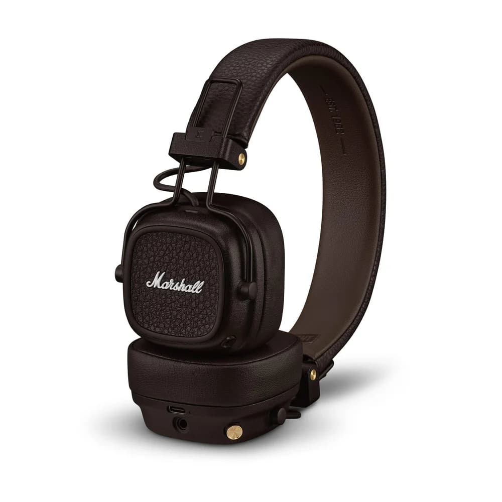MARSHALL Major V, On-ear Kopfhörer Bluetooth Brown
