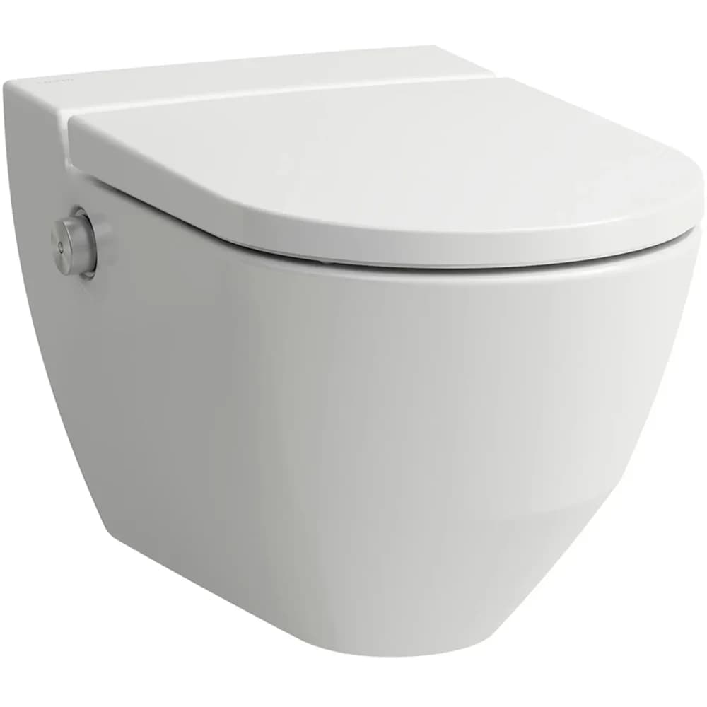 Dusch-WC Laufen Navia 370x380x580 mm spülrandlos LCC weiß