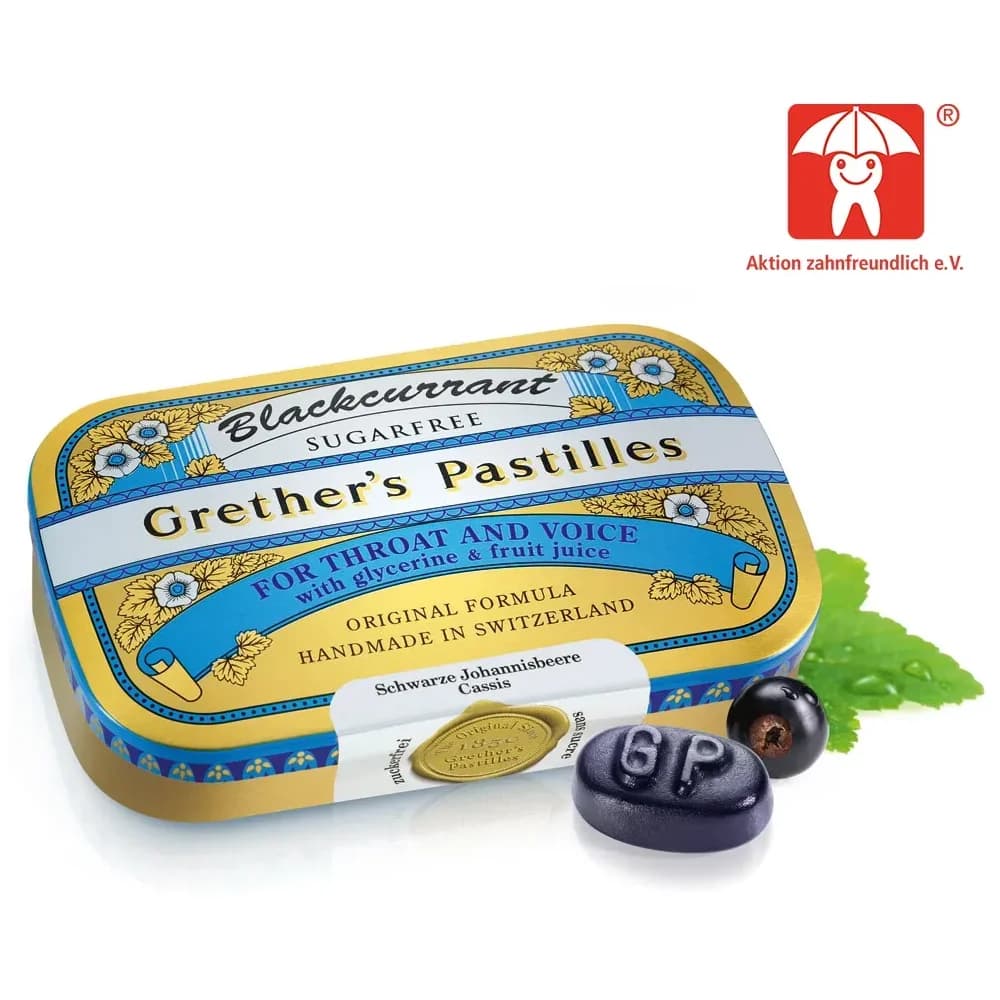 Grether's Blackcurrant Silber zf Dose