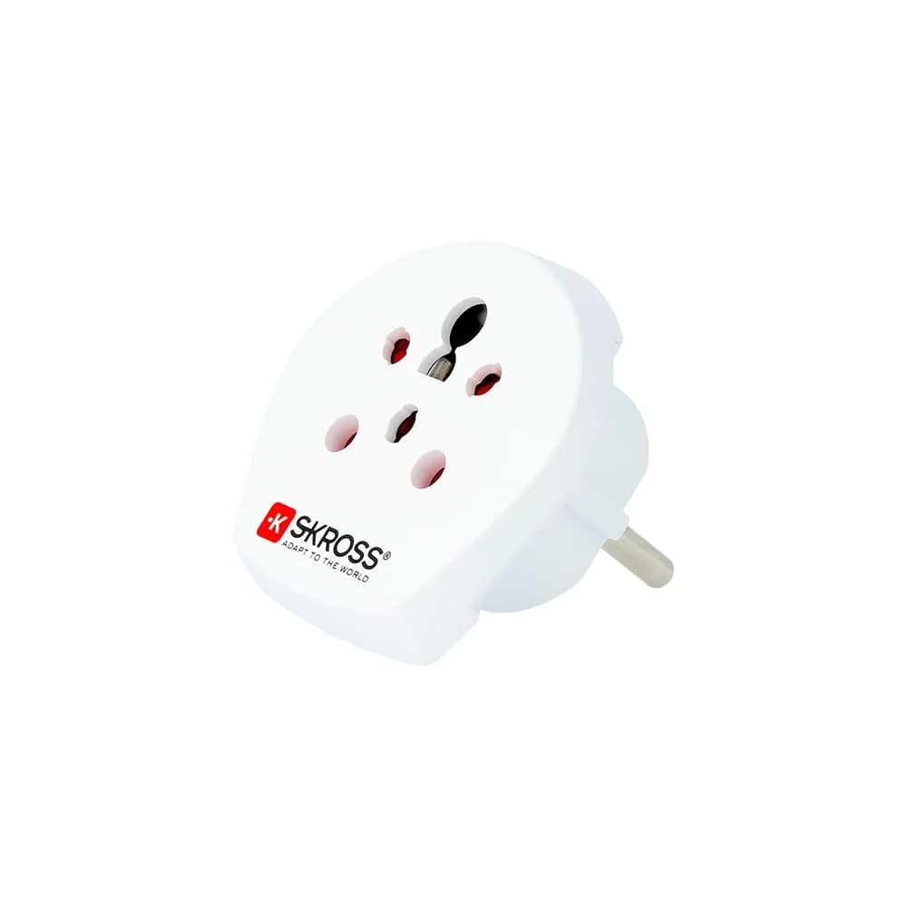 SKROSS Reiseadapter Denmark, Israel, India to Europe 1.500217-E Reiseadapter