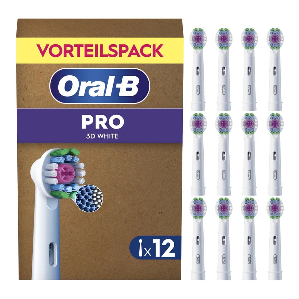 ORAL-B Aufsteckbürsten Pro 3D White 12er FFU