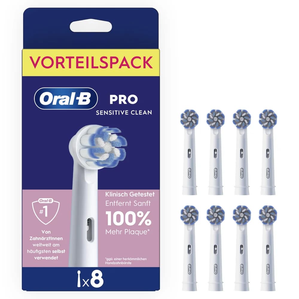 Oral-B Aufsteckbürsten Pro Sensitive Clean 8er
