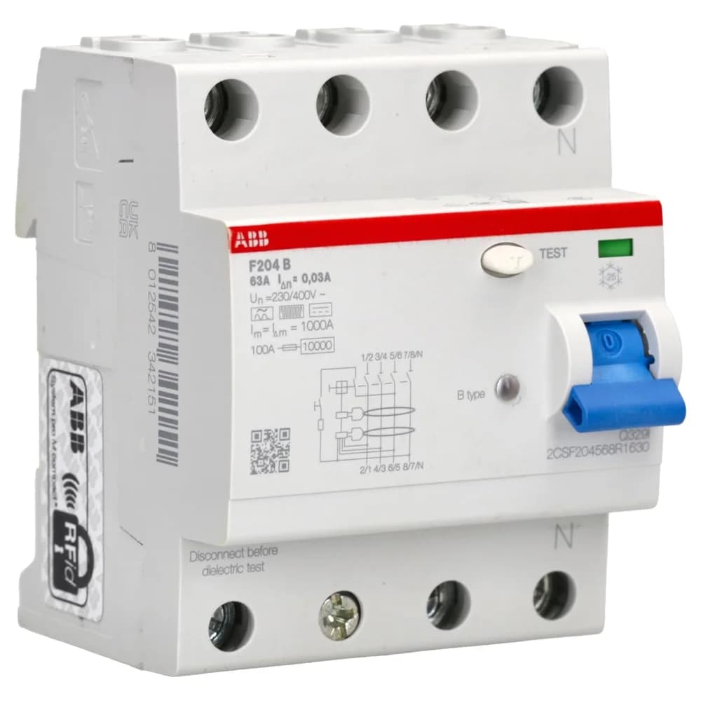 ABB, Schutzschalter, FI-Schutzschalter