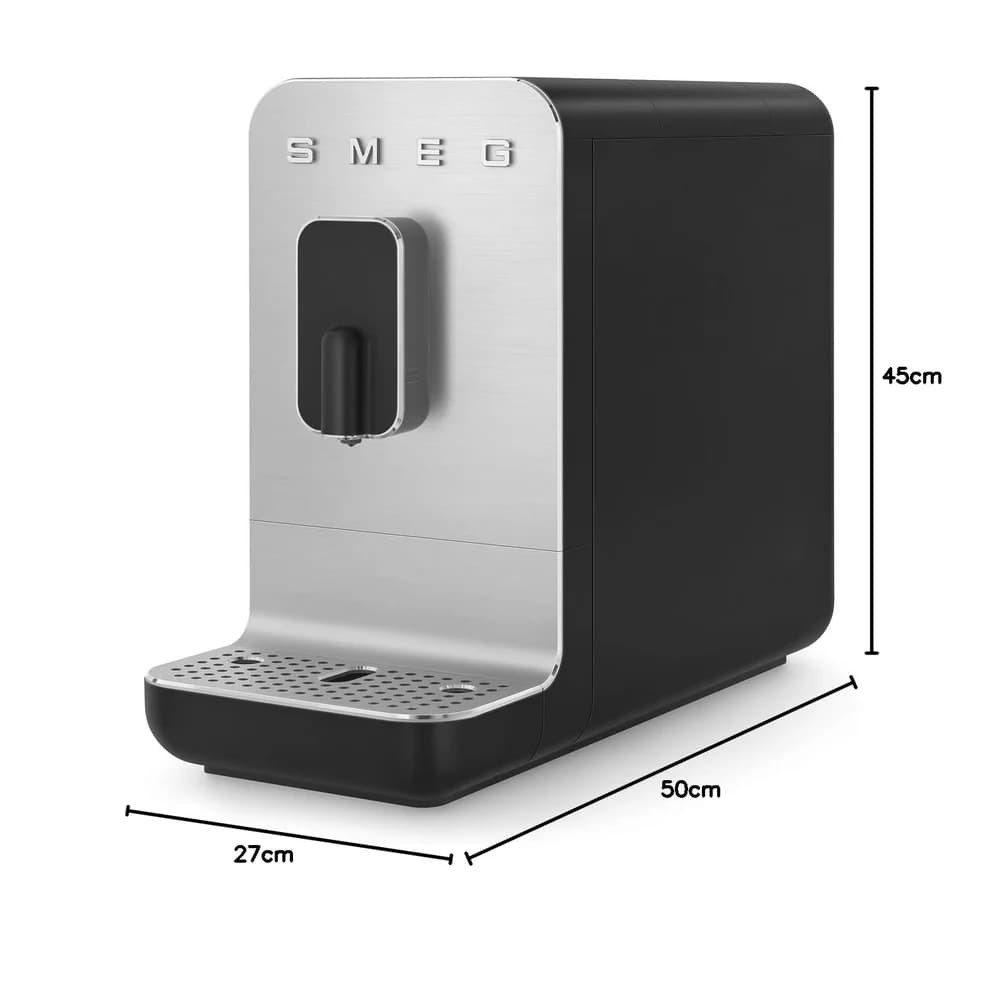 SMEG BCC11BLMEU schwarz Kompakt-Kaffeevollautomat