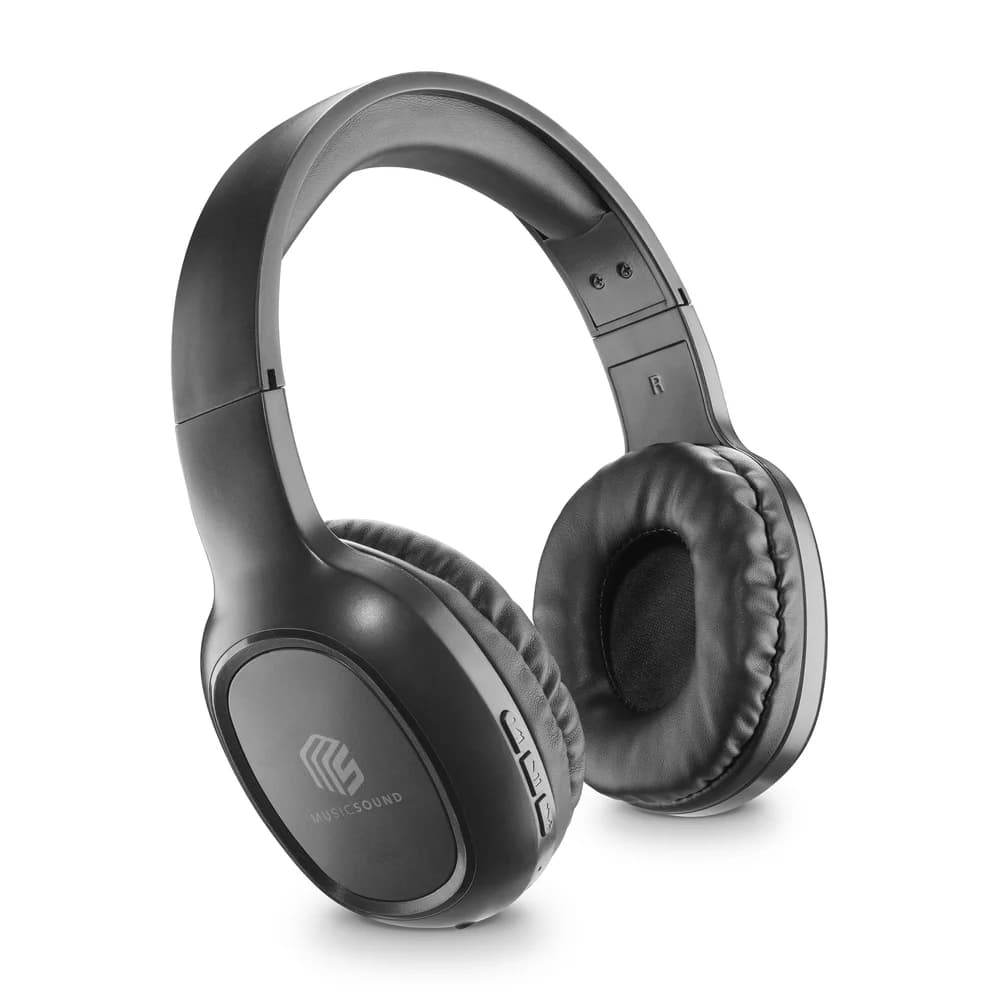 Music Sound Basic, Kabellos, Anrufe/Musik, 236 g, Kopfhörer, Schwarz - Schwarz