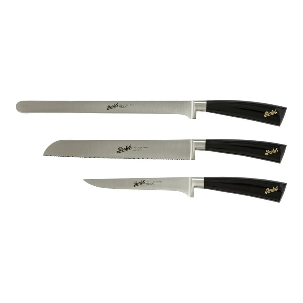 Berkel Elegance Glossy Black Ham-Set 3-tlg.