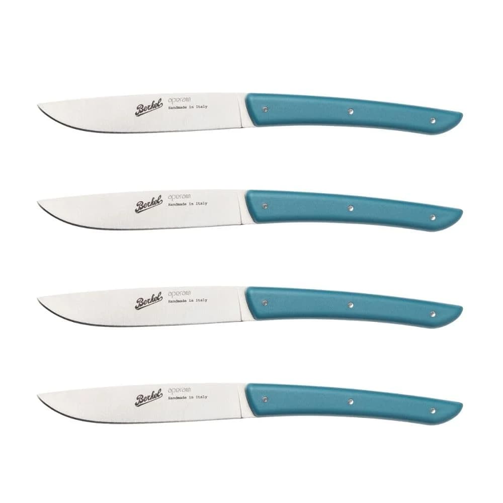 Berkel Steakmesser Berkel 4er-Set Steackmesser (Erdöl Blau)