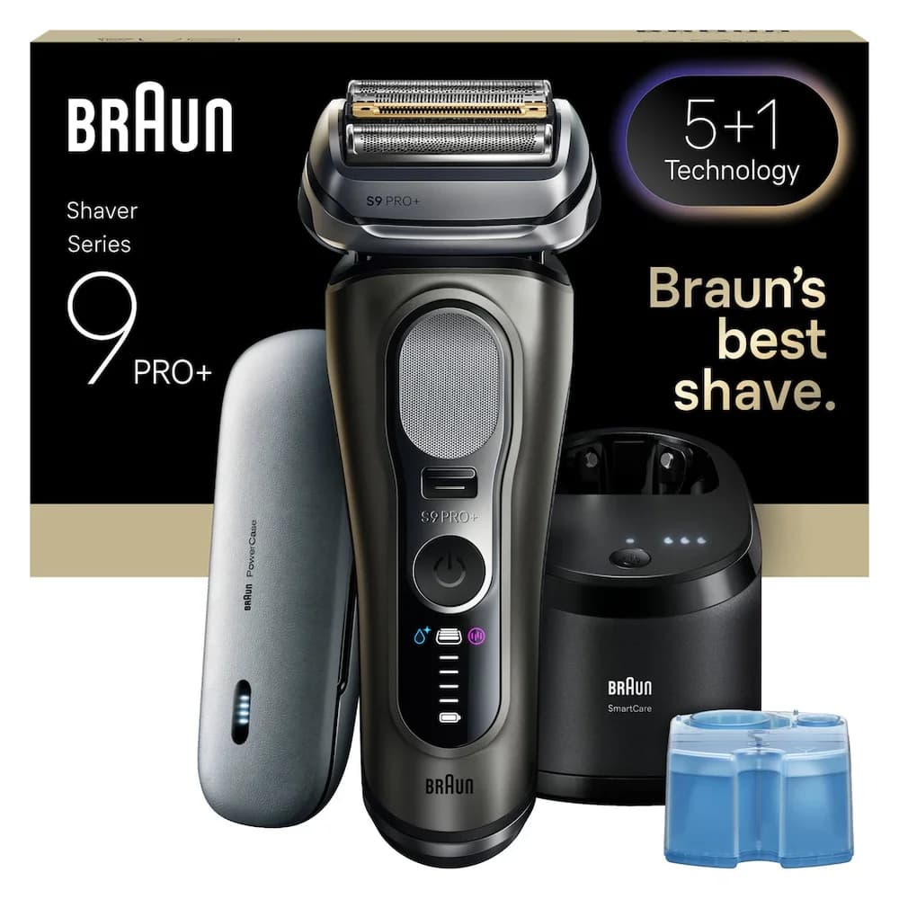 Braun Series 9 PRO+ 9667cc Folienschaber Trimmer grau/silber