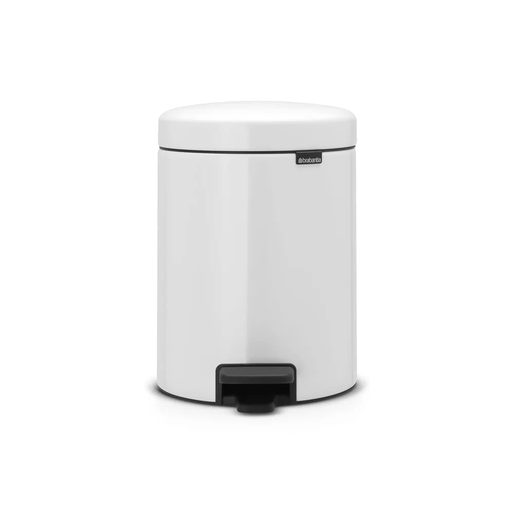 Brabantia Mülleimer NewIcon Treteimer 5l Weiß weiß