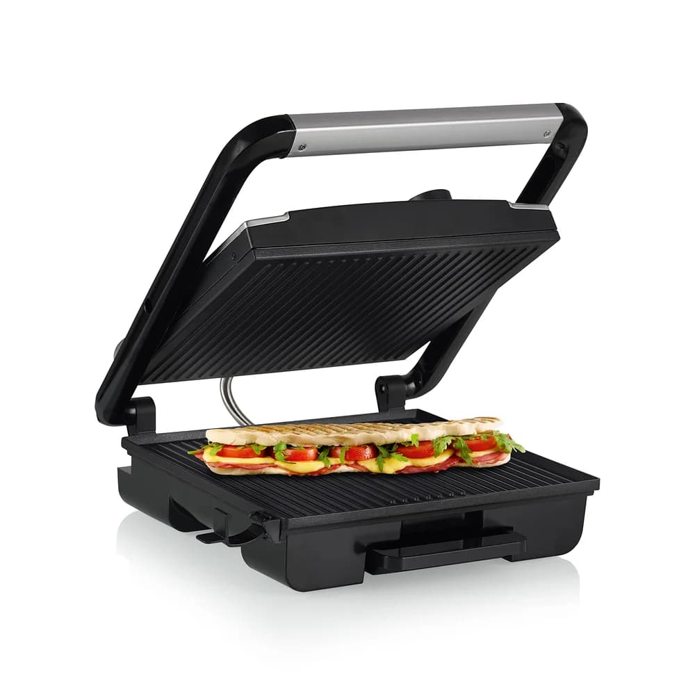 Princess 112425 Paninigrill Pro, Sandwichmaker, Backfläche 30x27 cm