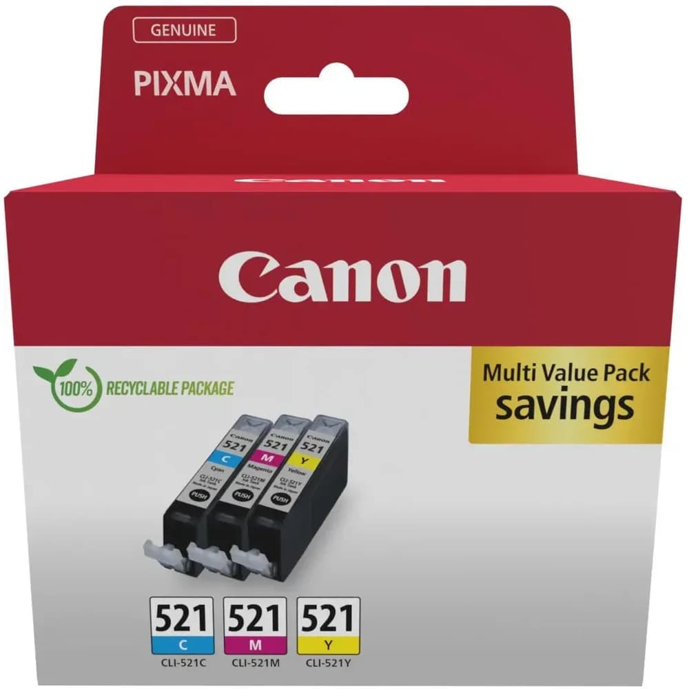 Canon CLI-521 C/M/Y Multipack