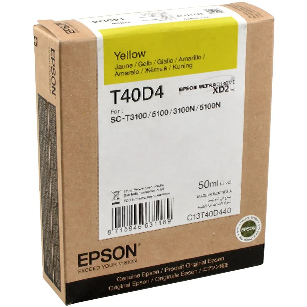 EPSON Inkjetpatrone T40D4 yellow