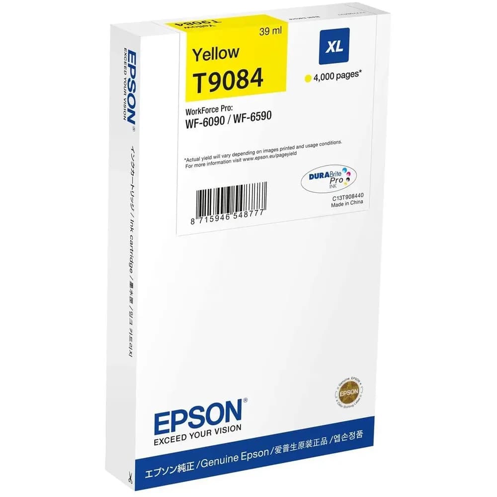 Epson Tintenpatrone »T9084 XL« gelb