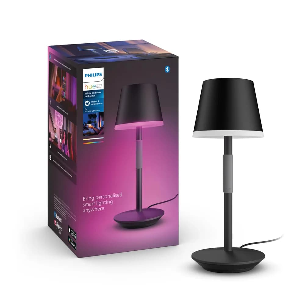Hue Go Portable Table Lamp Black