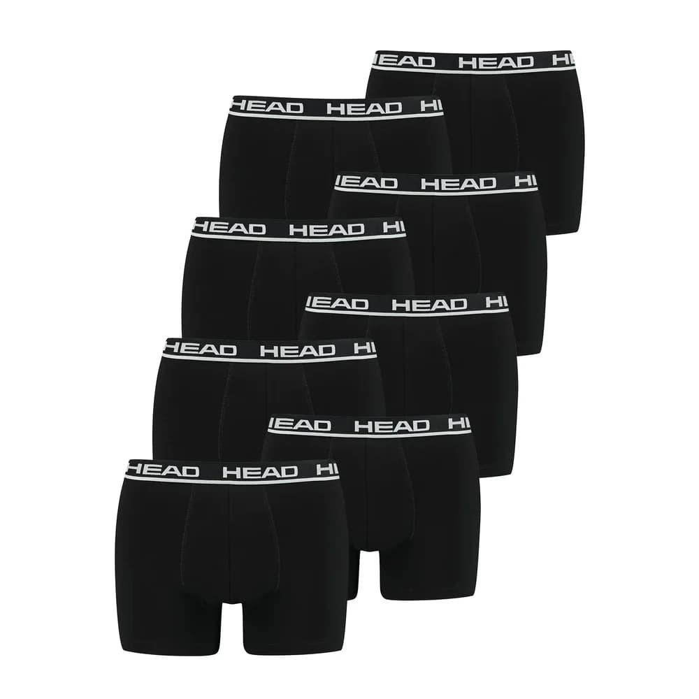 HEAD Herren Boxershort Basic Boxer 2er Pack - Black 005 - XXL