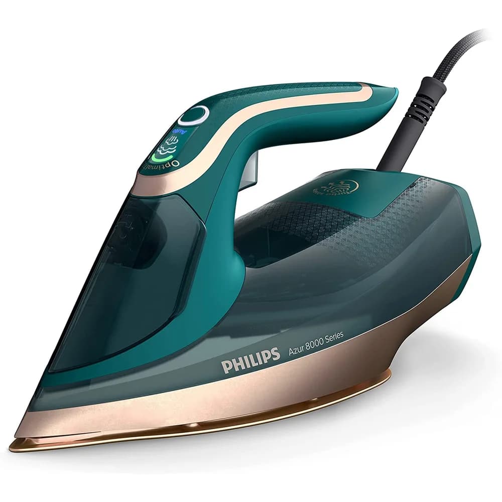 PHILIPS DST8030/70 Azur Serie 8000 OptimalTemp, 350ml, Dampfbügeleisen (3000 Watt, SteamGlide Elite)