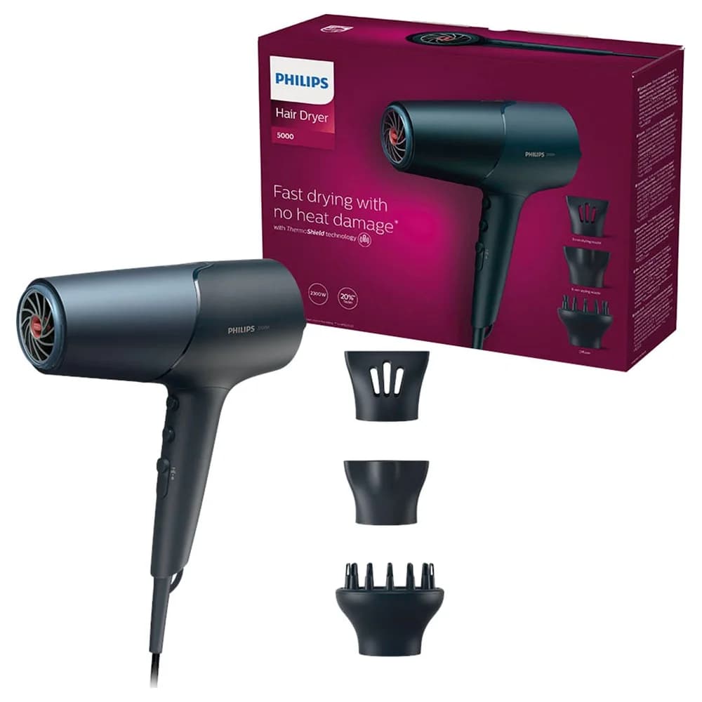 Philips Glätteisen BHD512/20 Haartrockner mit Thermoshield Technologie