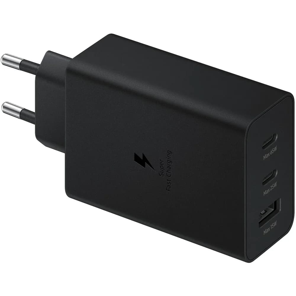 65W Power Adapter Trio - Black
