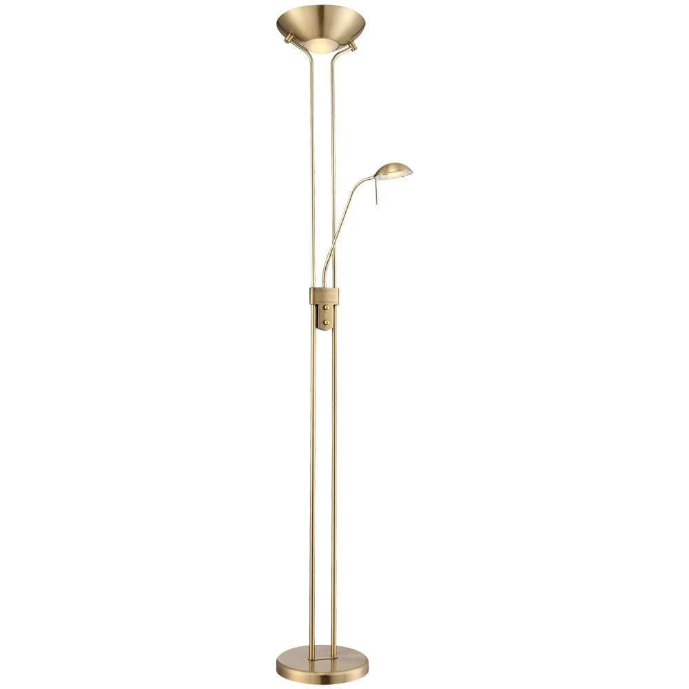 Globo Lighting Deckenfluter , gold , Maße (cm): H: 180 Ø: 25.5
