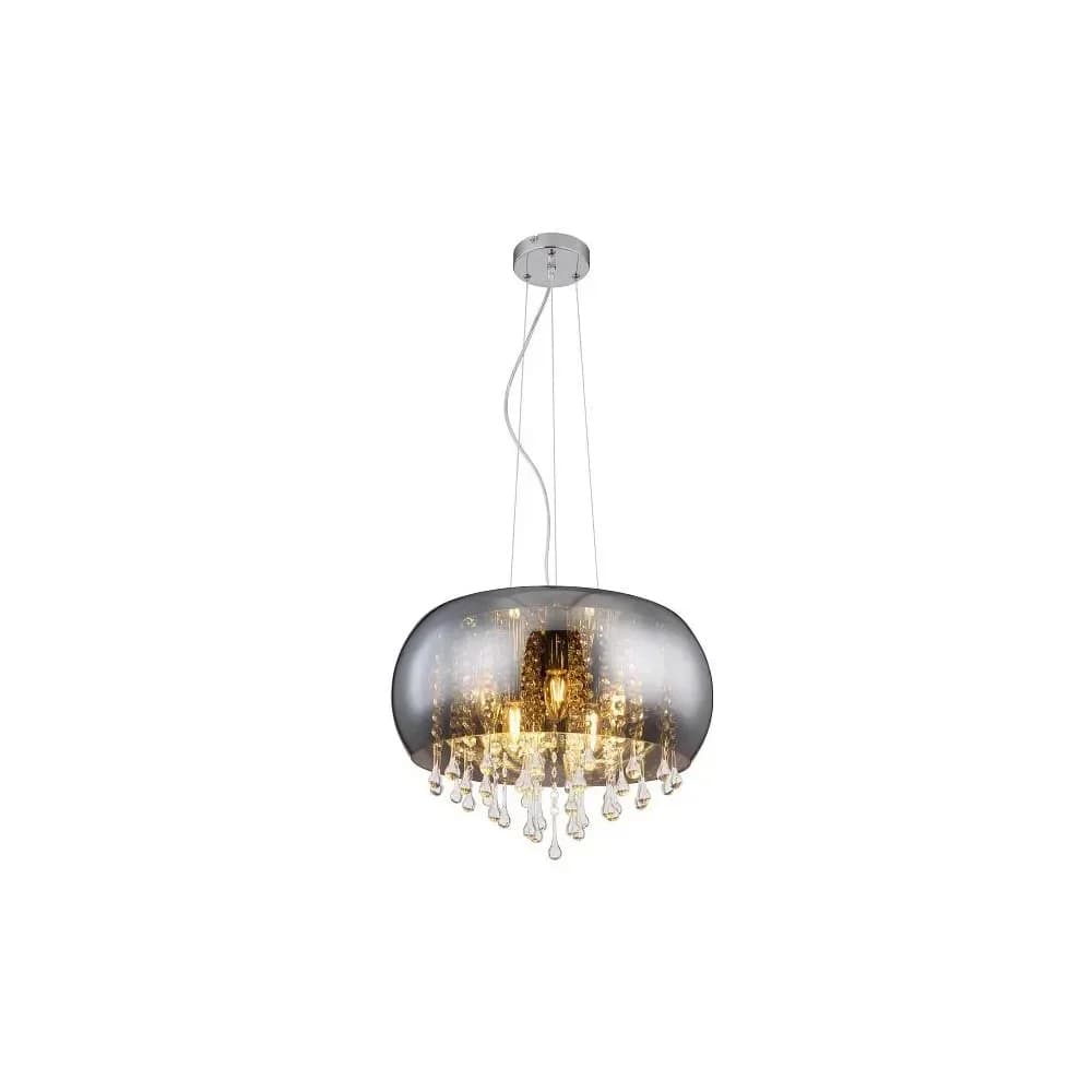 Globo Lighting Hängeleuchte , silber , Maße (cm): H: 120 Ø: 44