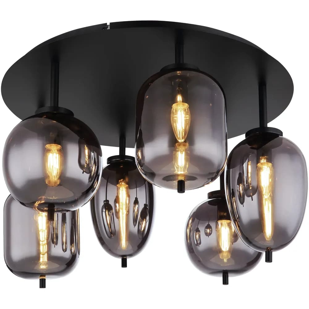 Globo, Deckenleuchte, Blacky (E14)