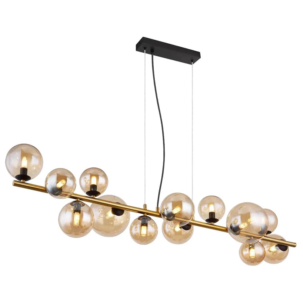 Globo Lighting Hängeleuchte , schwarz , Maße (cm): B: 34,5 H: 120