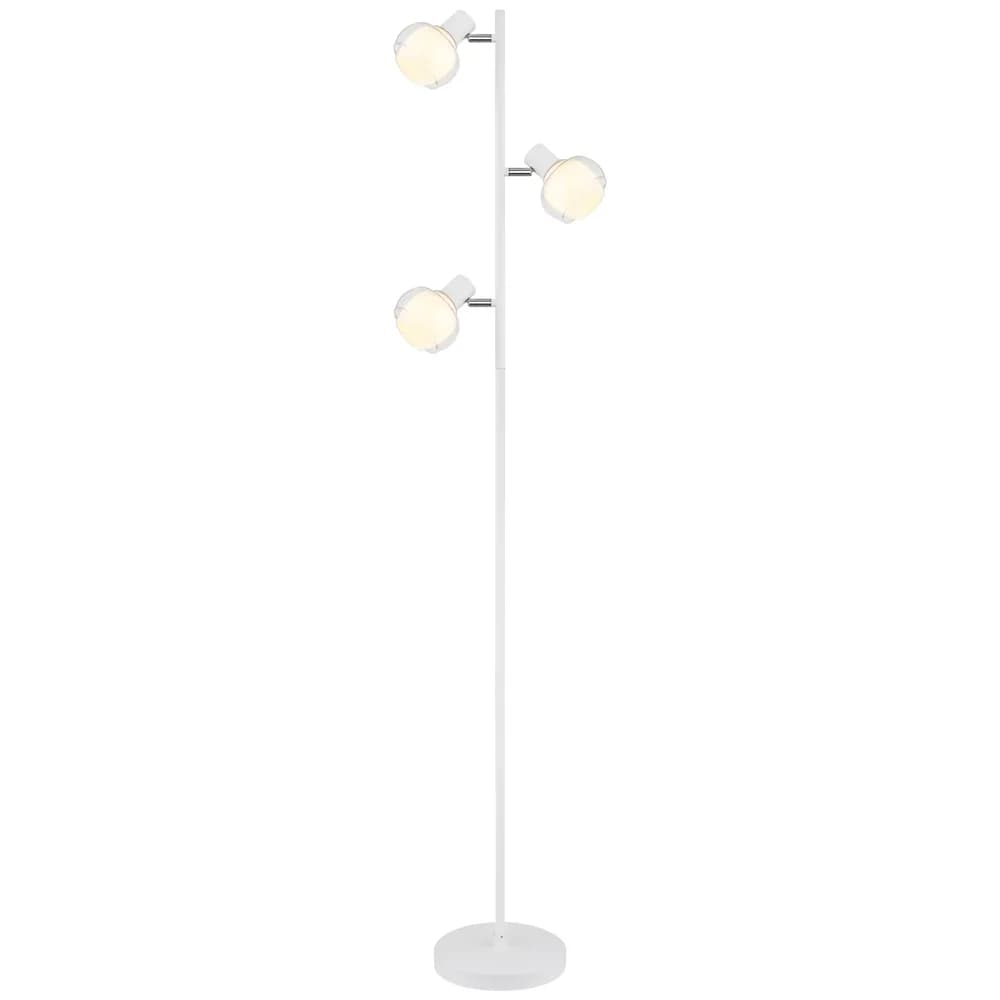 Globo Lighting Stehleuchte , weiß , Maße (cm): B: 23 H: 154