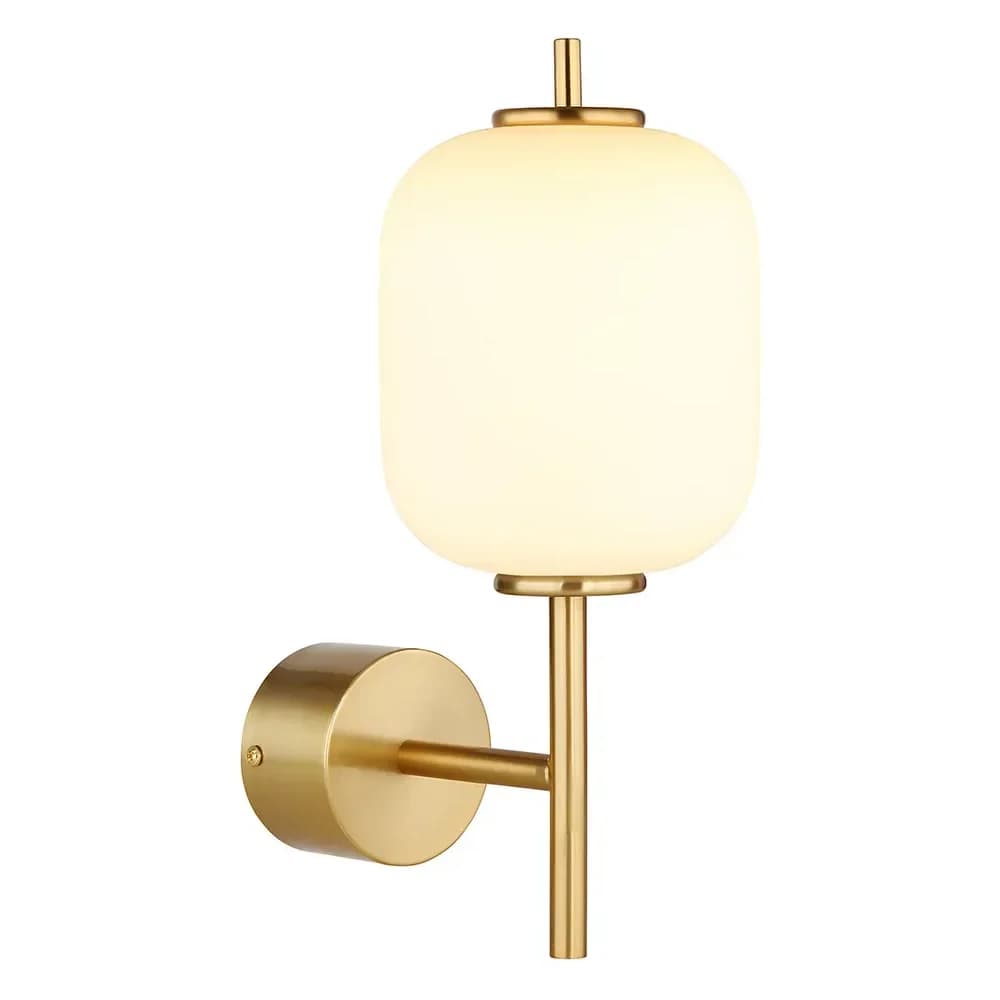 Globo Lighting Wandleuchte , gold , Maße (cm): B: 13,5 H: 32,5
