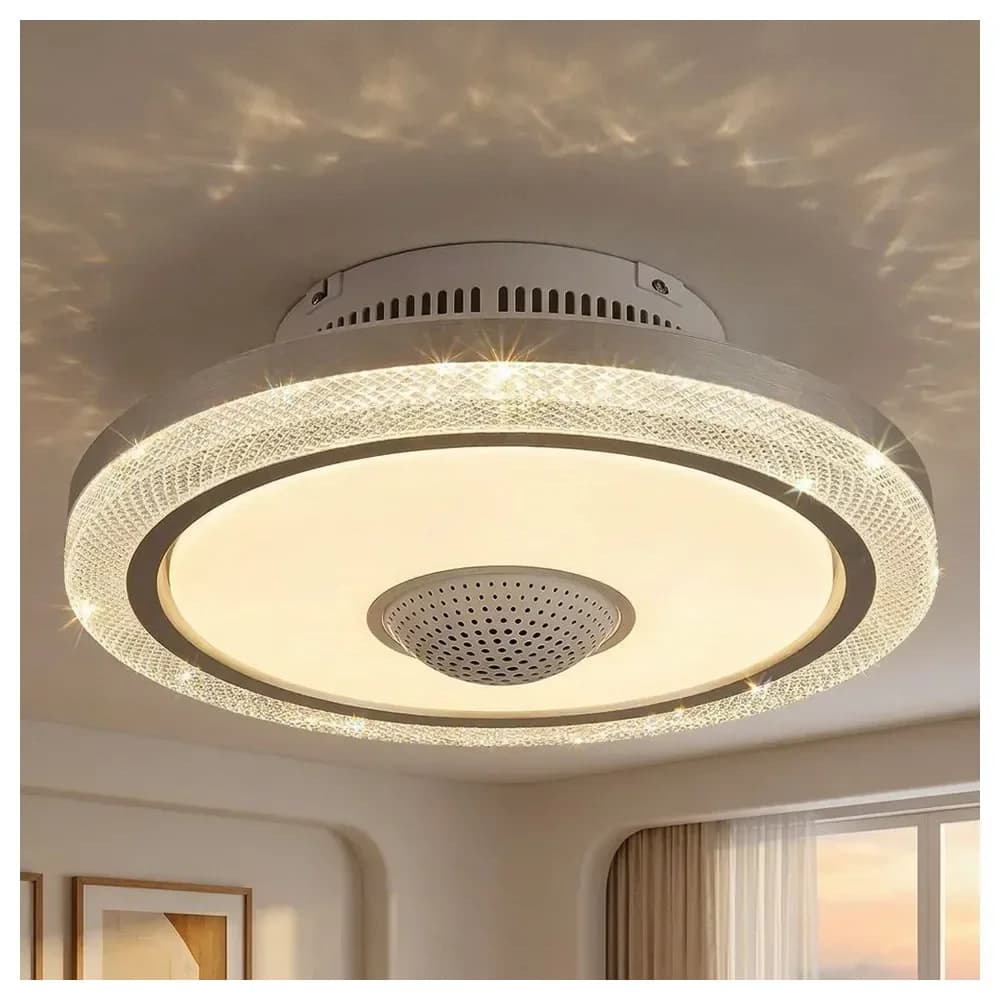 Globo Lighting LED-Deckenventilator SHELLY - D/H ca. 5.00x21.00