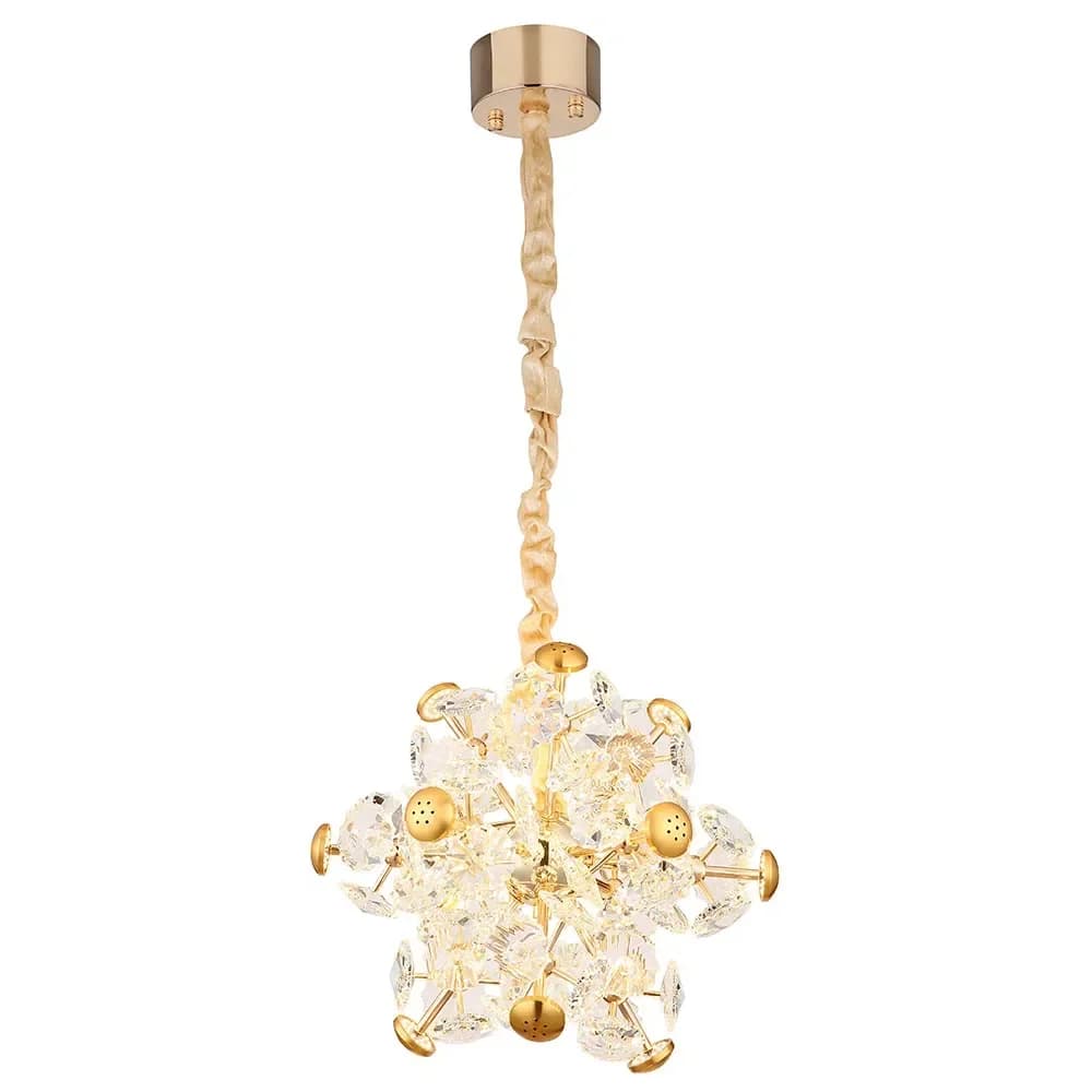 Globo Lighting Hängeleuchte , gold , Maße (cm): H: 120 Ø: 40