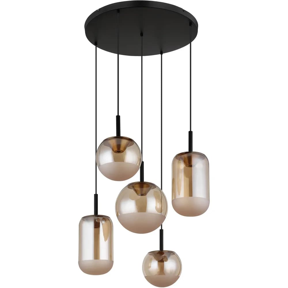 Globo Lighting Hängeleuchte , schwarz , Maße (cm): H: 150 Ø: 71