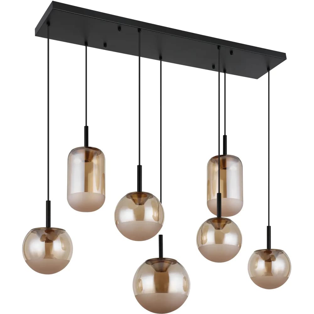 Globo Lighting Hängeleuchte , schwarz , Maße (cm): B: 41 H: 130