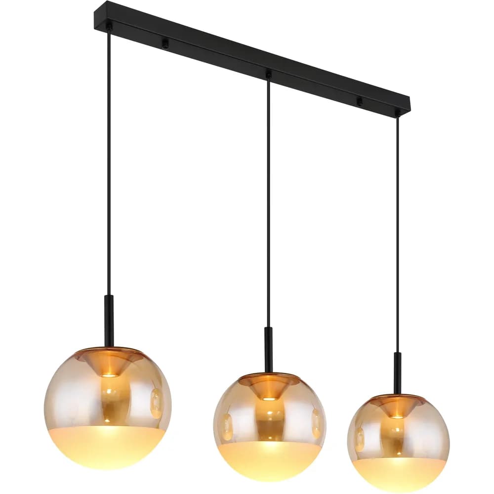 Globo Lighting Hängeleuchte , schwarz , Maße (cm): B: 25 H: 130
