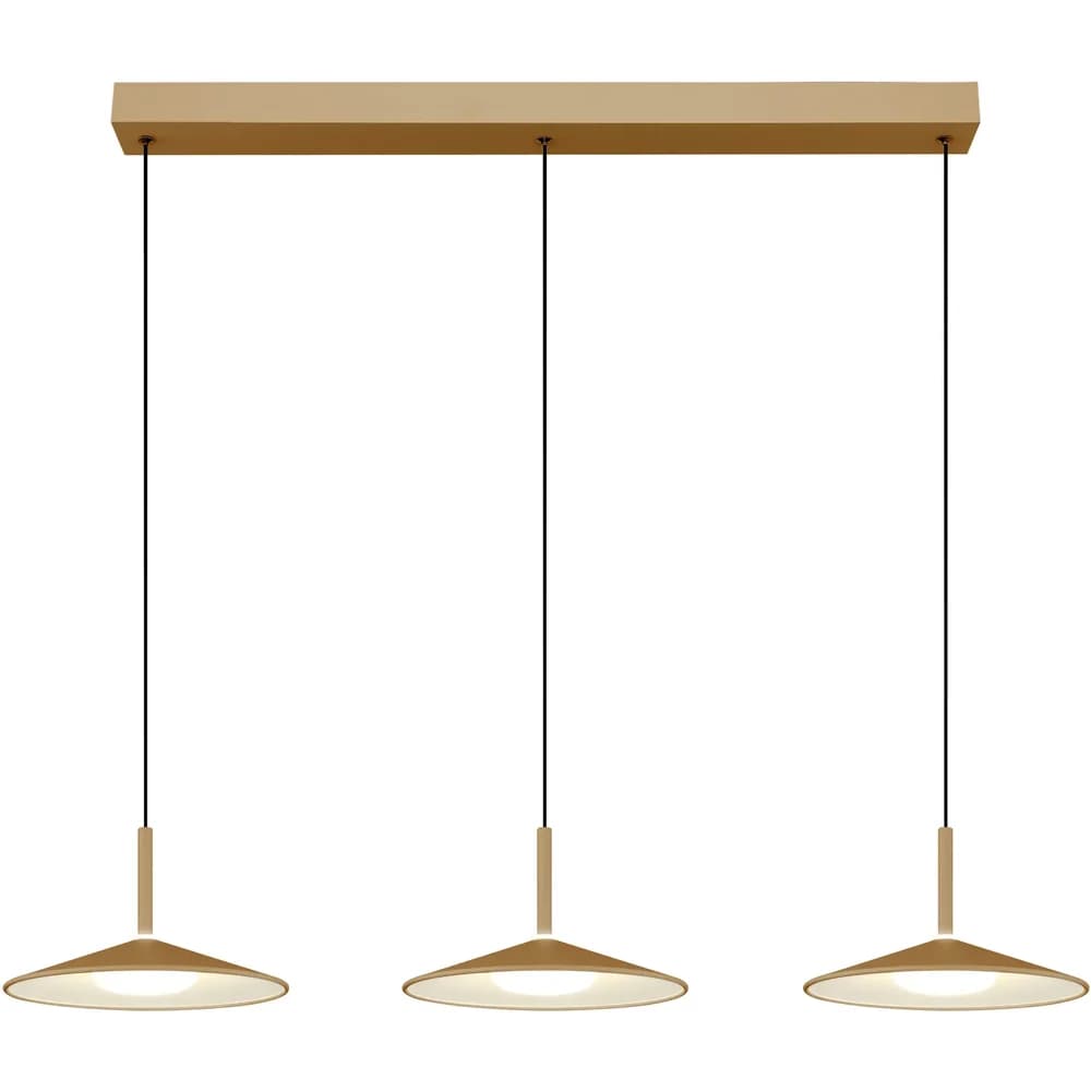 Globo Lighting Hängeleuchte , braun , Maße (cm): B: 25 H: 180