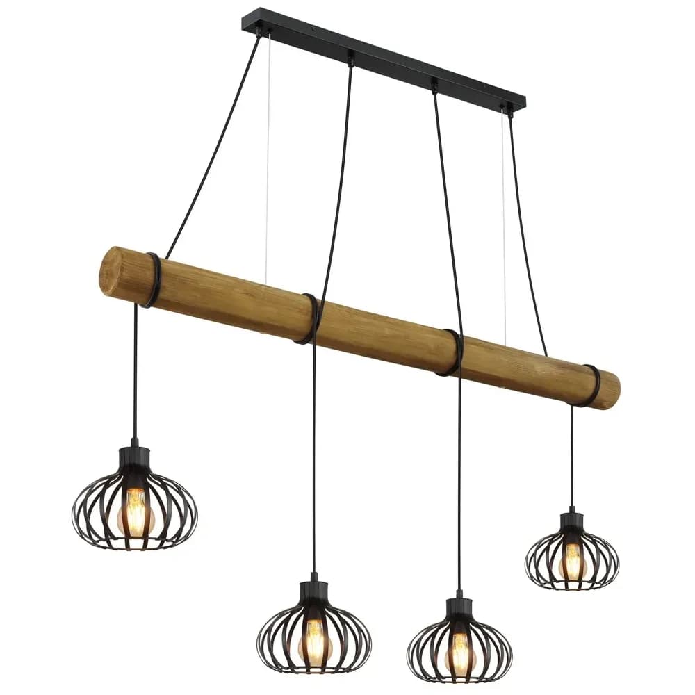 Globo Lighting Hängeleuchte , schwarz , Maße (cm): B: 20 H: 150