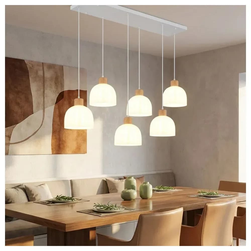 Globo Lighting Hängeleuchte , weiß , Maße (cm): B: 36 H: 120