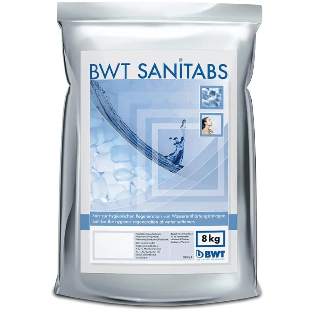BWT Sanitabs Regeneriermittel, Siedesalz, 8kg, 94241