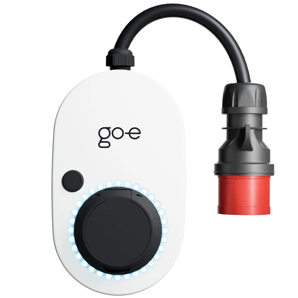 go-e Charger Gemini flex Wallbox, 11kW, 16A CEE rot Stecker, weiß