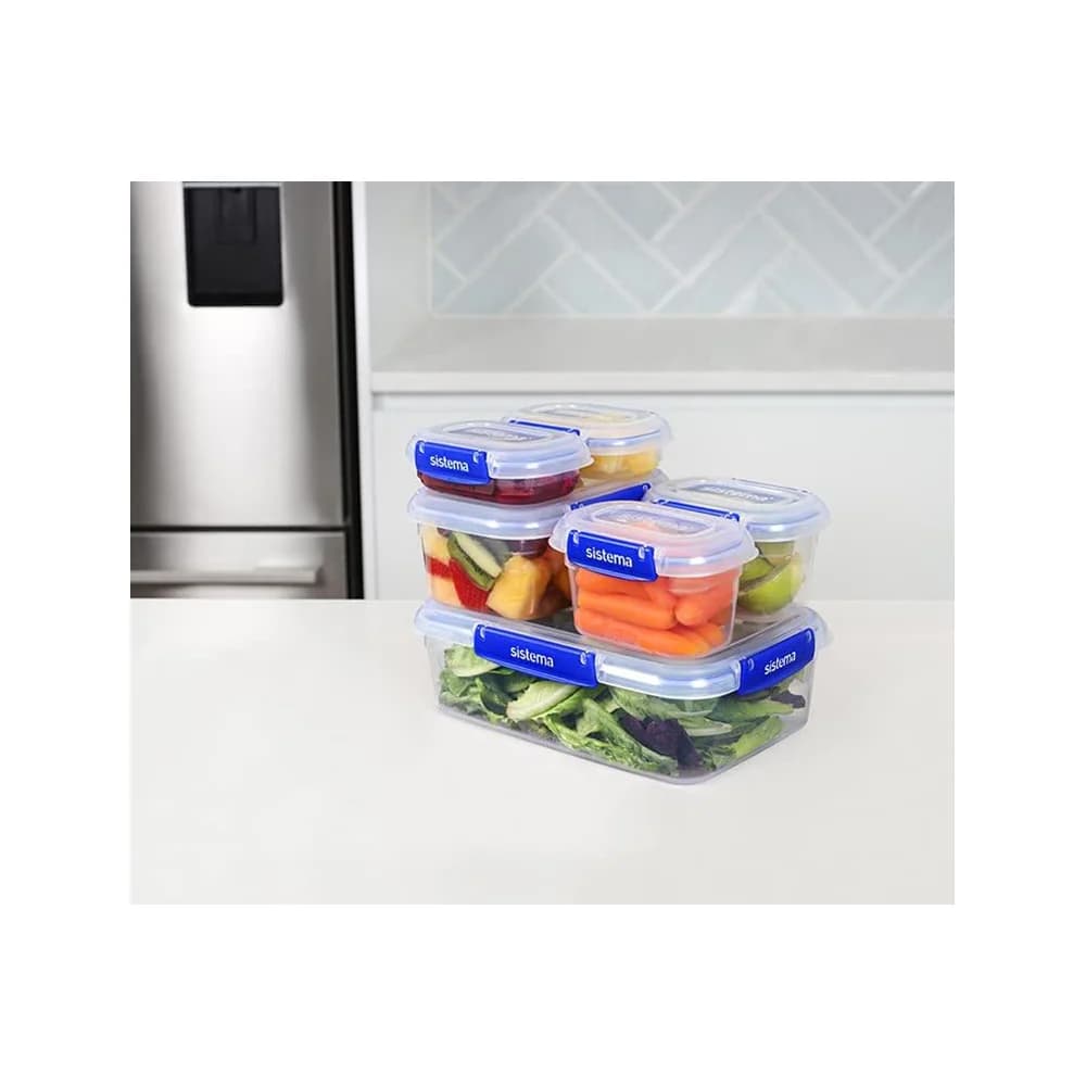 sistema Vorratsdose 881650 Lebensmittelaufbewahrungsbehälter Quadratisch Container 1,15 l