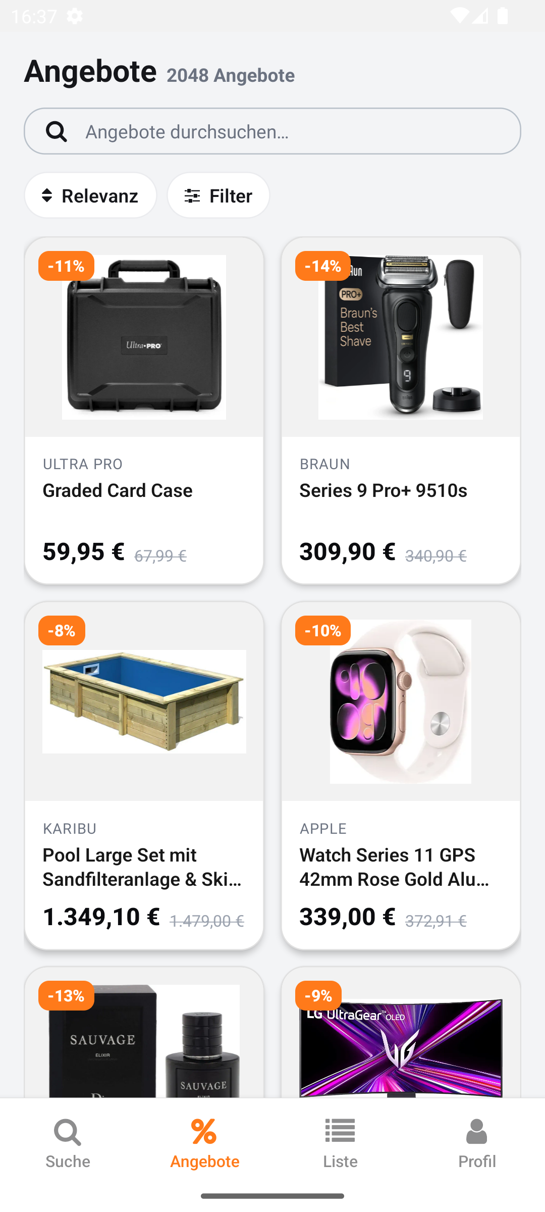 Deals with discounts